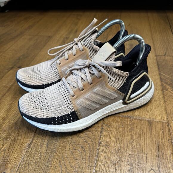 adidas Shoes - NWOB Adidas Ultraboost 19 Beige Tan Black Size 7 Running Shoes Sneakers G27495